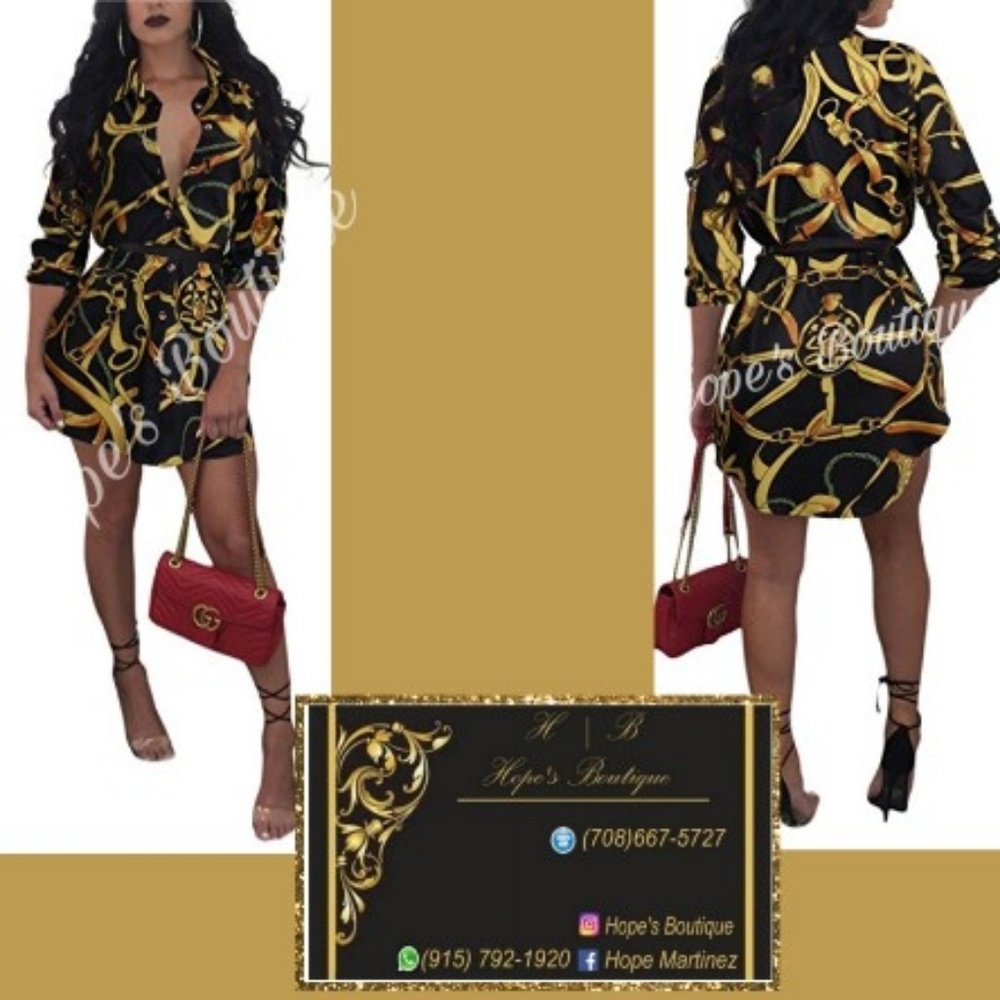 Chain print Dress